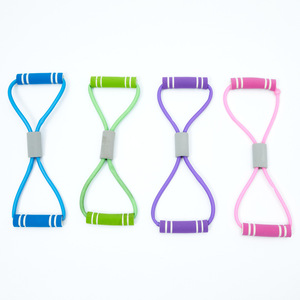 Bande de résistance Yuanhe Figure-Eight 40*10, tube élastique pour exercices de dos et d'étirement, équipement de fitness - Product Image 1