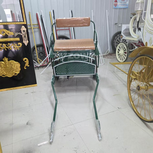 Popular ZOWN Mini Green Marathon Horse Cart, Carroza de Caballos Única de 2 Ruedas para 4-6 Personas, Carroza de Paseo Elegante para Venta - Product Image 2