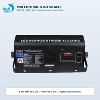 Bluemoon 960 pièces de perles LED tricolores 5050, lumière stroboscopique DMX512 avec RDM pour discothèque, théâtre, location, fête, DJ, bars