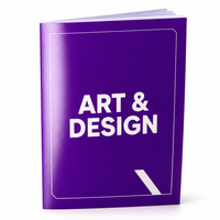 Service d'impression de livres A5 en carton avec logo personnalisé en relief pour catalogue d'entreprise, brochure, dépliant avec papier couché