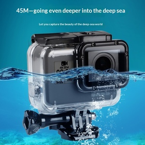 Boîtier étanche pour plongée pour <span class=keywords><strong>GoPro</strong></span> Hero <span class=keywords><strong>7</strong></span> 6 5 <span class=keywords><strong>Black</strong></span>, 45M, avec écran tactile et fixation à dégagement rapide, vente en gros - Product Image 2