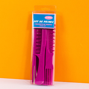 Lot de 8 brosses à <span class=keywords><strong>barbe</strong></span> laser en plastique élégantes pour salon à domicile et voyage, peigne à poux bon marché. - Product Image 4