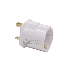 Adaptador europeo <span class=keywords><strong>a</strong></span> británico, <span class=keywords><strong>enchufe</strong></span> <span class=keywords><strong>de</strong></span> viaje Schuko <span class=keywords><strong>de</strong></span> <span class=keywords><strong>2</strong></span> pines <span class=keywords><strong>a</strong></span> <span class=keywords><strong>3</strong></span> pines, adaptador <span class=keywords><strong>de</strong></span> red <span class=keywords><strong>de</strong></span> la UE - Product Image 3