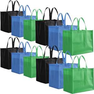 Bolsa de Compras Reutilizable Económica para Supermercado, Bolsa de Mano Grande y Resistente, Oferta, Ecológica, Plegable, No Tejida - Product Image 1