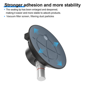 Ventouse <span class=keywords><strong>de</strong></span> photographie <span class=keywords><strong>de</strong></span> 4,5 pouces avec pompe métallique et base en silicone, capacité <span class=keywords><strong>de</strong></span> charge <span class=keywords><strong>de</strong></span> 50-70 kg <span class=keywords><strong>pour</strong></span> la <span class=keywords><strong>fixation</strong></span> <span class=keywords><strong>de</strong></span> vitres <span class=keywords><strong>de</strong></span> voiture - Product Image 2