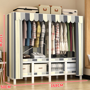 Perchero Plegable Moderno para el Hogar, Armario Portátil para Dormitorio, Sin Necesidad de Ensamblaje, Bolsa Organizadora de <span class=keywords><strong>Ropa</strong></span> Resistente y Gruesa - Product Image 2