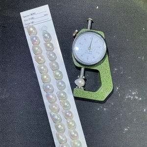 Collar de perlas de agua dulce de alta calidad 2A <span class=keywords><strong>barroco</strong></span> blanco rosa púrpura 9-13mm venta al por mayor cuentas sueltas de tamaño pequeño para la fabricación de joyas - Product Image 6