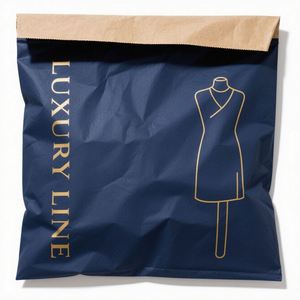 Sacs personnalisés 2025 en polyéthylène écologique, biodégradables, imperméables, résistants à l'humidité et durables pour chaussettes et chaussures, avec logo couleur personnalisé et impression sérigraphique - Product Image 6