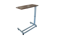 Table réglable en forme de C avec plateau inclinable pour la lecture et zone plate fixe pour tasse, bureau mobile pour chambre à coucher, usage médical et infirmier