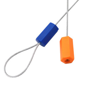 Innovadores Sellos de Alambre de Acero Sellados con Plomo de 25 cm para Contenedores de Plástico ABS, Sellado de Carga y Logística - Product Image 3