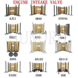 Penjualan langsung dari pabrik <span class=keywords><strong>ME202687</strong></span> ME200050 katup Intake ME202688 ME200051 katup buang untuk MITSUBISHI 4M40 4M40T - Product Image 5