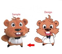 Jouets en peluche personnalisés, animaux de dessin animé, anime, jouets en peluche sur mesure, créez votre propre peluche dérivée de film