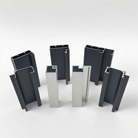 Profil de fenêtre en aluminium professionnel Profilé en aluminium extrudé pour fenêtres Section de matériau de cadre de porte