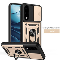 Étui de protection magnétique Lichicase Smooth Touch Ring Holder pour OnePlus Nord 6, coque antichoc