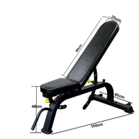 Banc de musculation réglable Presse Gym à domicile Entraînement de musculation Banc de musculation Poids pour banc de gymnastique à domicile