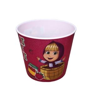 China High Quality Food Grade Material 3D Lenticular Printing Popcorn Buckets Plastic Beach Buckets Wholesale