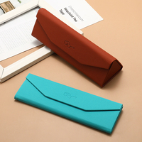 Étui à lunettes personnalisé pliable, pochette pour lunettes de soleil, boîte à lunettes OEM avec logo personnalisé, vente directe usine, sac de rangement tendance