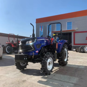 Tracteur agricole bleu 60HP 4x4 avec transmission par engrenages et moteur haute productivité pour usage agricole - Product Image 1