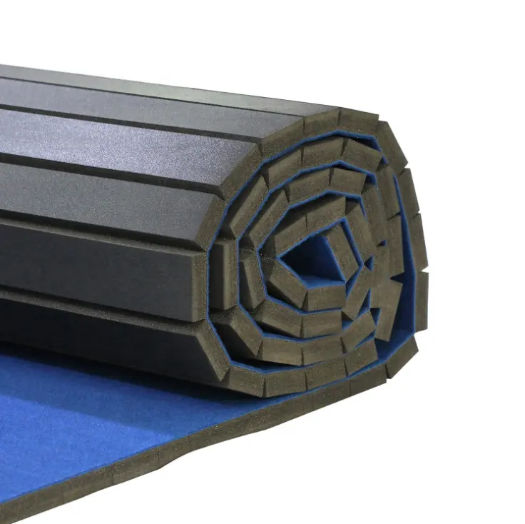 High Quality PVC XPE Foam Wrestling Rollout Mats Cheap Tatami Judo Roll Mat with Custom Logo for Gym Exercise