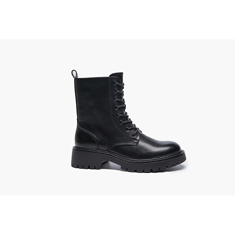 British Style Chunky Low Heel Short