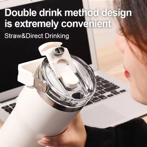 Stainless Steel Travel Tumbler Double Wall Insulated Water Bottle 620ml 950ml Vacuum <strong>Flask</strong> Thermal Cup <strong>for</strong> <strong>Hot</strong> Cold <strong>Drinks</strong> - Product Image 5