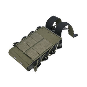 Pochette tactique Molle en nylon et polyester durable de haute qualité pour chargeur 5.56/7.62, étanche, pour équipement de défense individuelle - Product Image 6