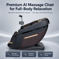 Fauteuil de massage à commande vocale avec six modes de massage et recharge sans fil pour la relaxation quotidienne à domicile
