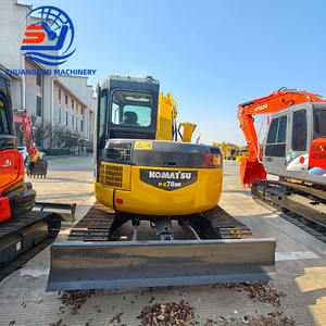 Excavadora Komatsu PC78US Usada Compacta con Orugas de Goma, Enganche Rápido y Motor EPA, Certificación CE para Paisajismo y Tuberías - Product Image 5