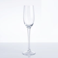 Flûtes à champagne en verre transparent soufflé à la main, de luxe, transparentes, avec logo personnalisé pour les mariages, vente en gros