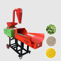 Broyeur de paille diesel, mini hacheuse de fourrage, concasseur de paille pour volailles, animaux, bétail, fabrication d'aliments, déchiqueteuse d'herbe, hacheuse d'ensilage