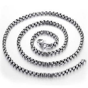 Fashion 2mm Stainless Steel <b>Necklace</b> <b>Titanium</b> Jewelry for <b>Men</b> and Women - Product Image 4