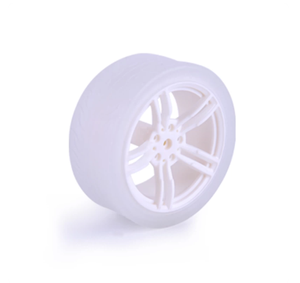 Ensemble roue-moteur intelligent pour châssis de voiture robotisée avec pneu et moteur de réduction DC - Product Image 2