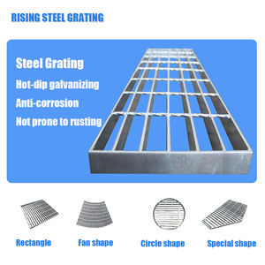 Rejilla de Acero al Carbono Duradera para Pasarelas, Material de Construcción Metálico, Rejilla para Pisos con Barras de Acero Soldadas - Product Image 2