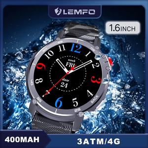 Montre connectée <span class=keywords><strong>LEMFO</strong></span> C22 pour hommes, 4 Go de ROM, étanche IP68, montre connectée BT5.0, 400 mAh, écran HD de 1,6 pouce, 35 jours en veille - Product Image 5