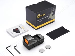 CVLIFE-Mira óptica para exteriores EagleFeather, visor de reflejos de puntos con retículas de movimiento despierto y accesorios de iluminación roja - Product Image 3