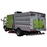 Camion balayeuse à jet haute pression Dongfeng 8 m³ avec pulvérisateur de lavage sous pression