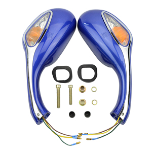 GOOFIT-<span class=keywords><strong>espejo</strong></span> retrovisor para motocicleta, intermitente de 8mm para GY6, 50cc, 80cc, 125cc, 150cc, 250cc - Product Image 2