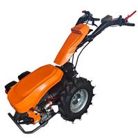 Traktor Tangan Multifungsi Mini Traktor Pertanian Gagang Offset Reversibel Memungkinkan Penggunaan Pisau Sabit, Mesin Pemotong Rumput, Rotary Tiller, dan Bajak