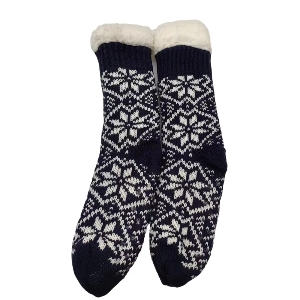 Wholesale Winter Fleece Plush Fluffy Fuzzy Socks Soft Warm Socks Slippers House Slippers
