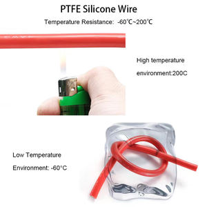 Câble chauffant flexible multibrin haute température 1 AWG 600V pour l'alimentation en cuivre étamé isolé au silicone, conforme aux normes CCC CE - Product Image 5