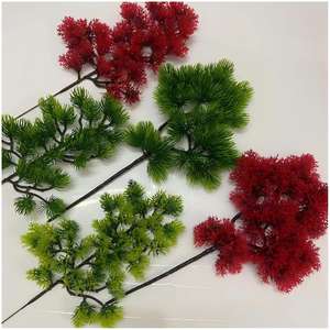 Hojas Artificiales Personalizadas con Etiqueta, Ramas de Pino Colgantes, Ramo de Jardinería, Hojas Secas Artificiales para Fiestas - Product Image 1