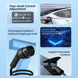 Chargeur EV portable, prise EU TYPE2, chargeur EV 3,5 kW 16A 200V-220V, étanche et anti-poussière, indice de protection IP54 - Product Image 5