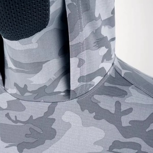 Sublimation Printing Quick Dry Polyester Performance Color Fishing Hoodie UPF 50 Hooded Fishing Shirt - Product Image 5
