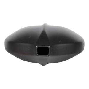Vaso in ceramica scolpito con dettagli a righe e profilo arrotondato per l'arredamento del soggiorno e come complemento d'arredo per la casa - Product Image 4