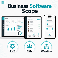 Desarrollo de Software de IA Personalizado para Gestión Empresarial ERP CRM con Soporte MAC, Versión de Internet Disponible en Stock