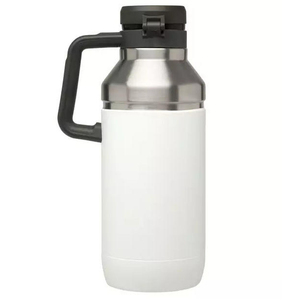Bouteille isotherme portable en acier inoxydable de 64 oz avec poignée et bec verseur, isolation thermique 12-24h, pour sport et voyage, idéale pour les aliments - Product Image 2
