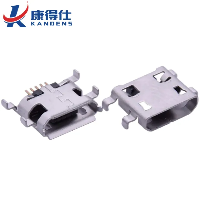 SMT USB Micro 5 Pin Type B Female Jack Sink Board Micro USB Connector for PCB Mount