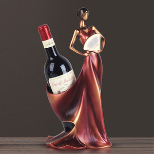 Европейский антикварный винный стеллаж для украшения гостиной и учебы - Product Image 4