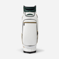 Sacs de golf en cuir PU noir personnalisés avec logo ASL GOLF, imperméables, avec housse de protection pour chariot de golf