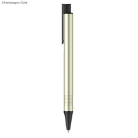 Stylo publicitaire rétractable en gros, finition mate, aluminium, design élégant, stylo à bille en métal, idéal pour logo personnalisé MTP039